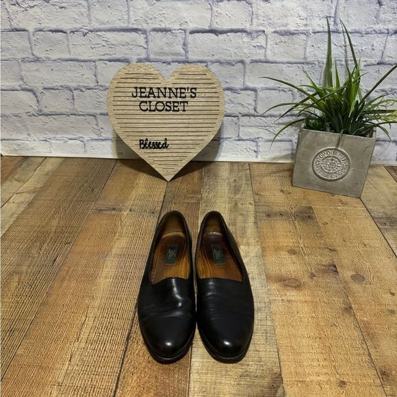 Zelli Mens Size 10 N Leather Black Loafers Shoes Hand Crafted in Italy - Picture 6 of 16